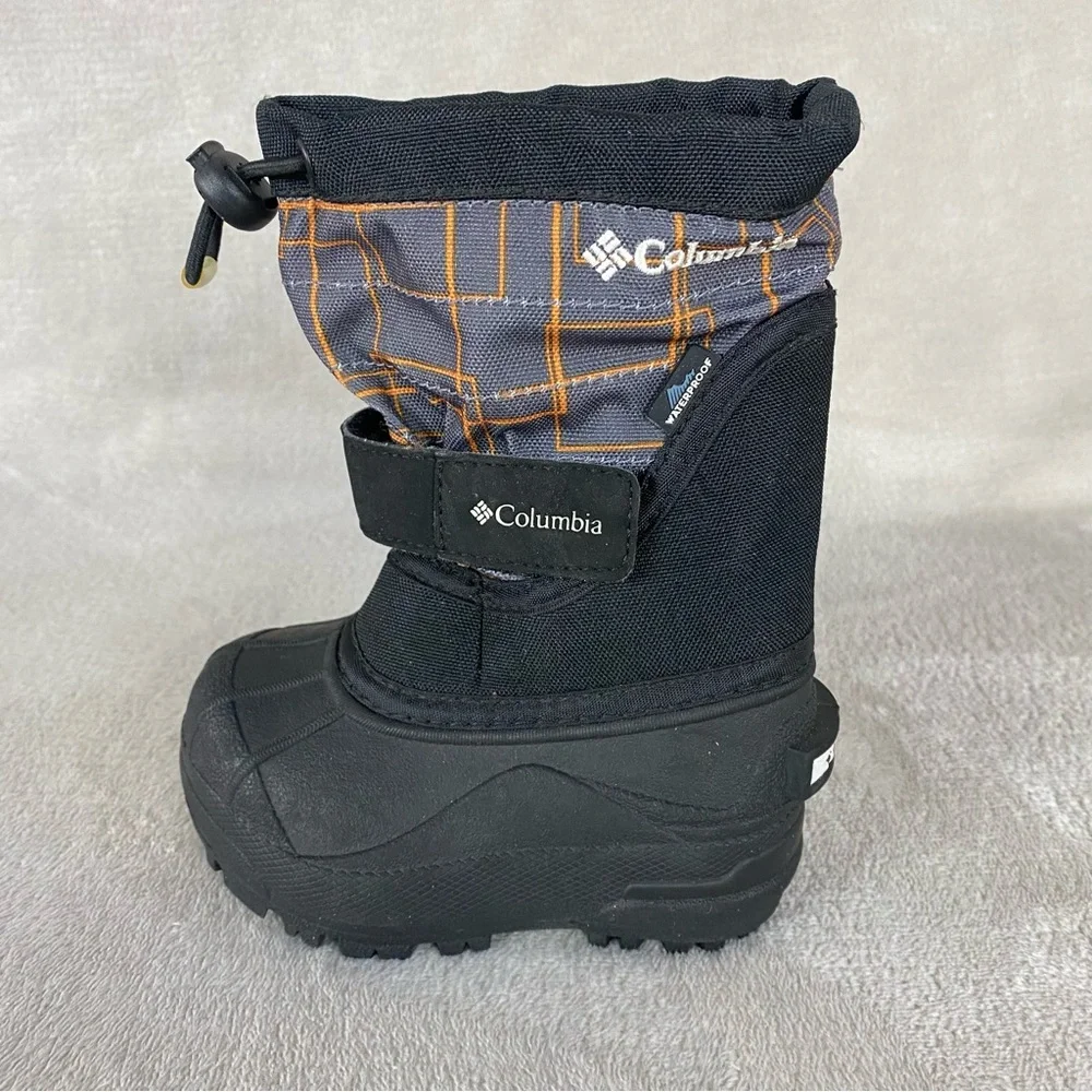 Columbia Powderbug Plus 2 Snow Boot Toddler 6 Black Waterproof Insulated NEW